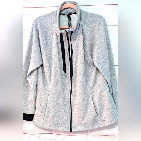 Guc RBX Light Gray Fleece Jacket Size XL - Picture 3 of 10